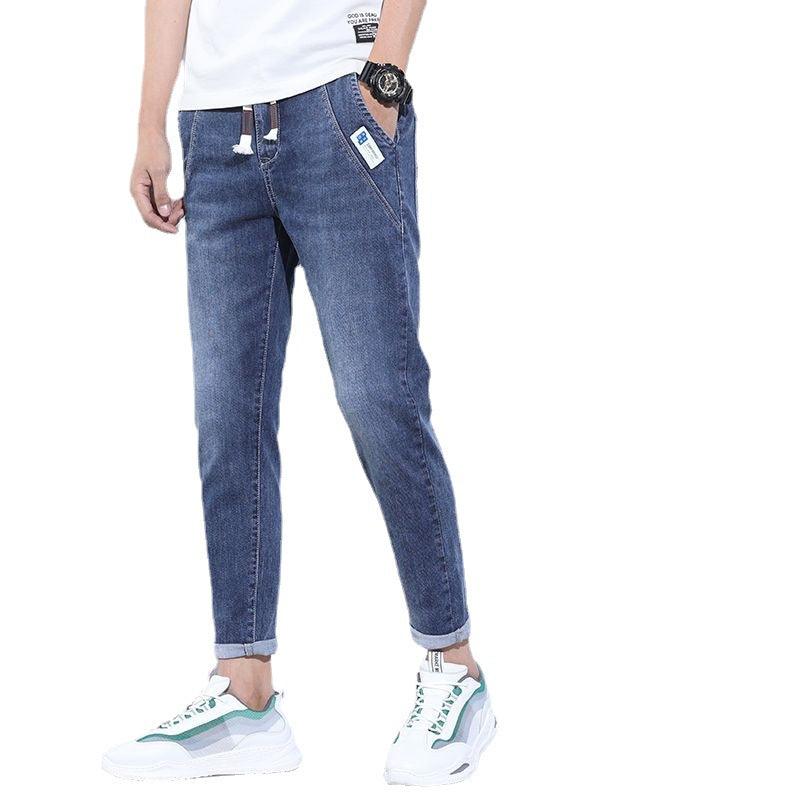 Denim Stretch Casual Men's Trousers Thin - AmiraMart