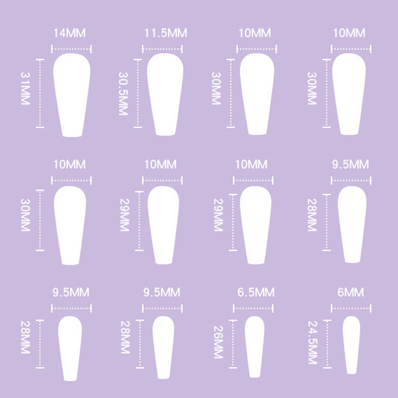 Detachable Artistic Wearable Finished Fake Nails - AmiraMart