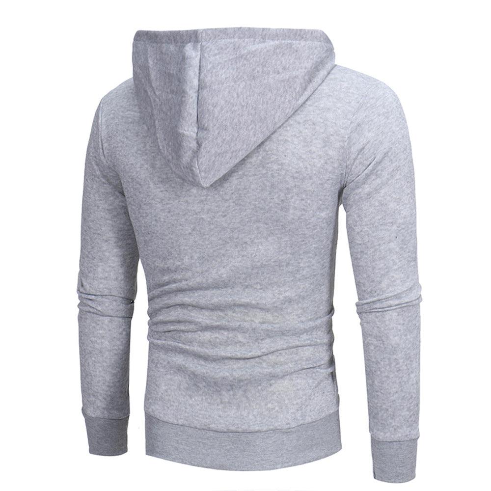 Diagonal Zipper Design Sweater - AmiraMart