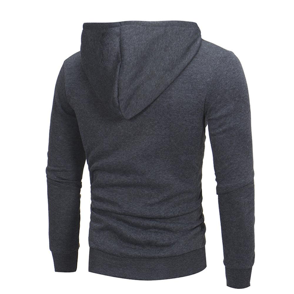 Diagonal Zipper Design Sweater - AmiraMart