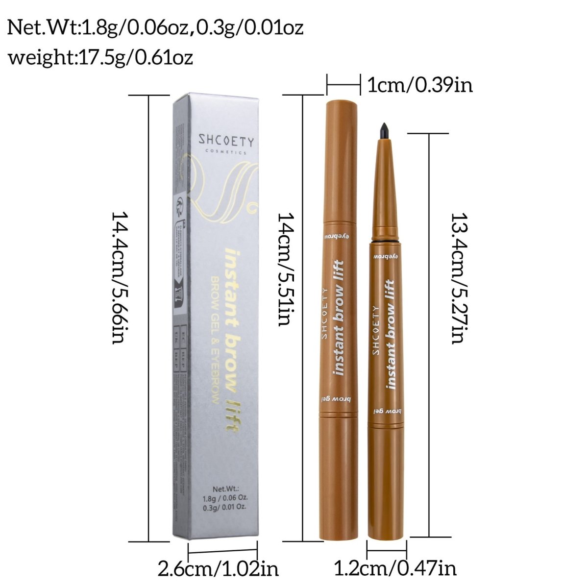 Double - headed Eyebrow Pencil - AmiraMart