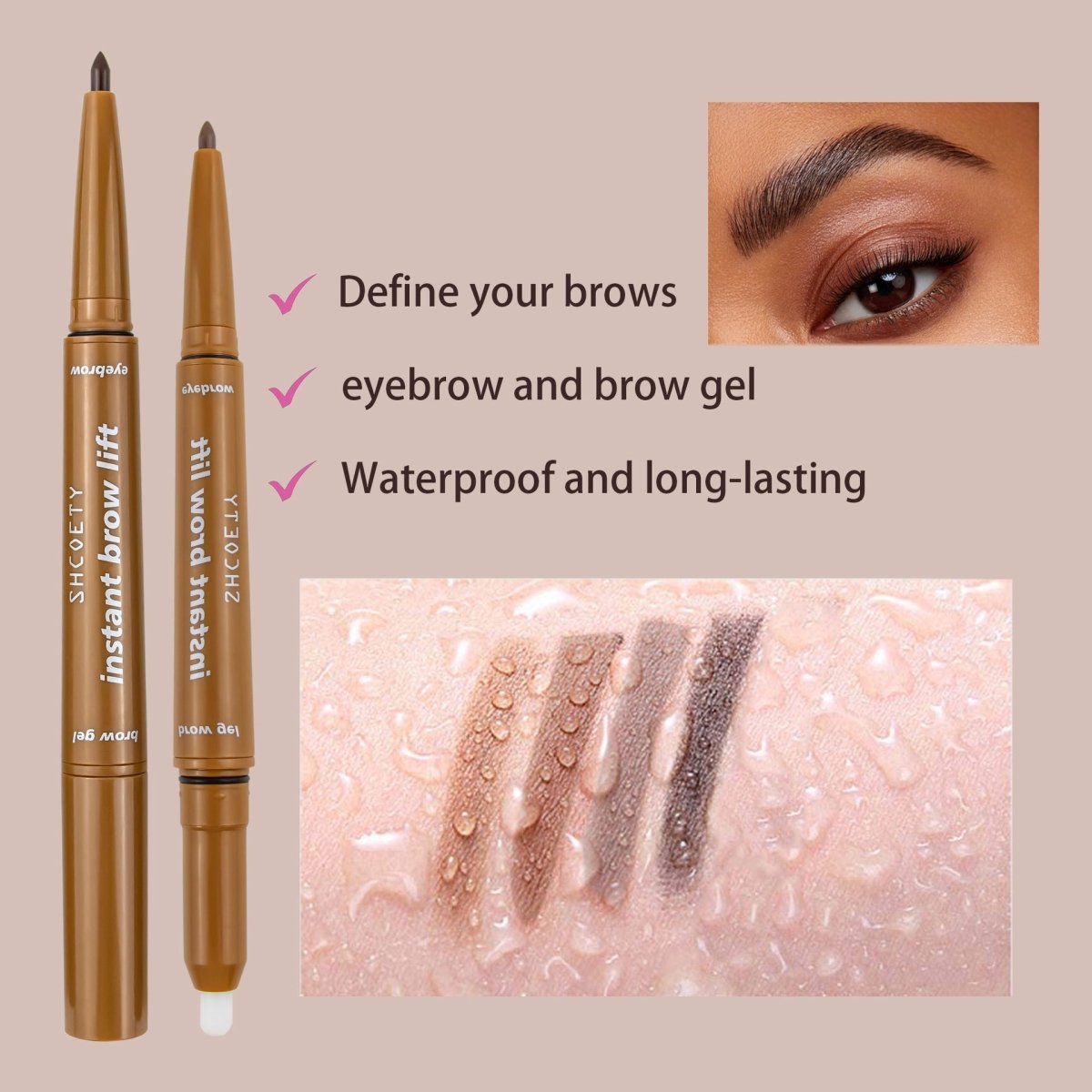 Double - headed Eyebrow Pencil - AmiraMart