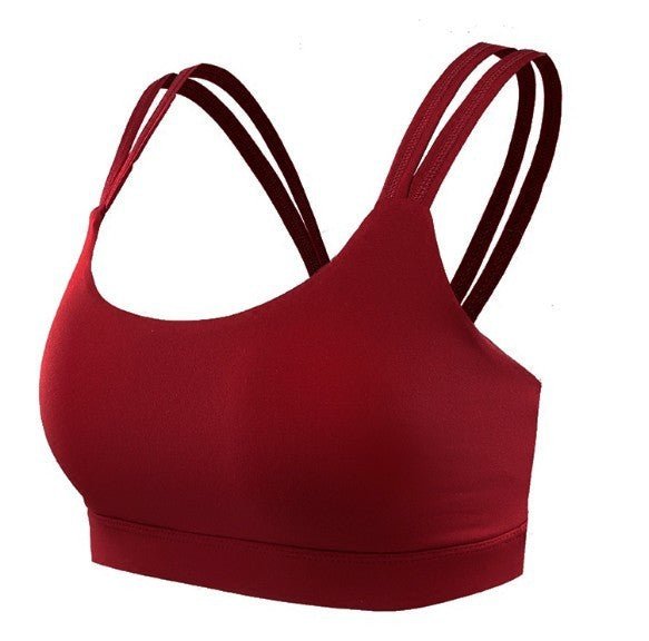 Double strap fitness bra - AmiraMart