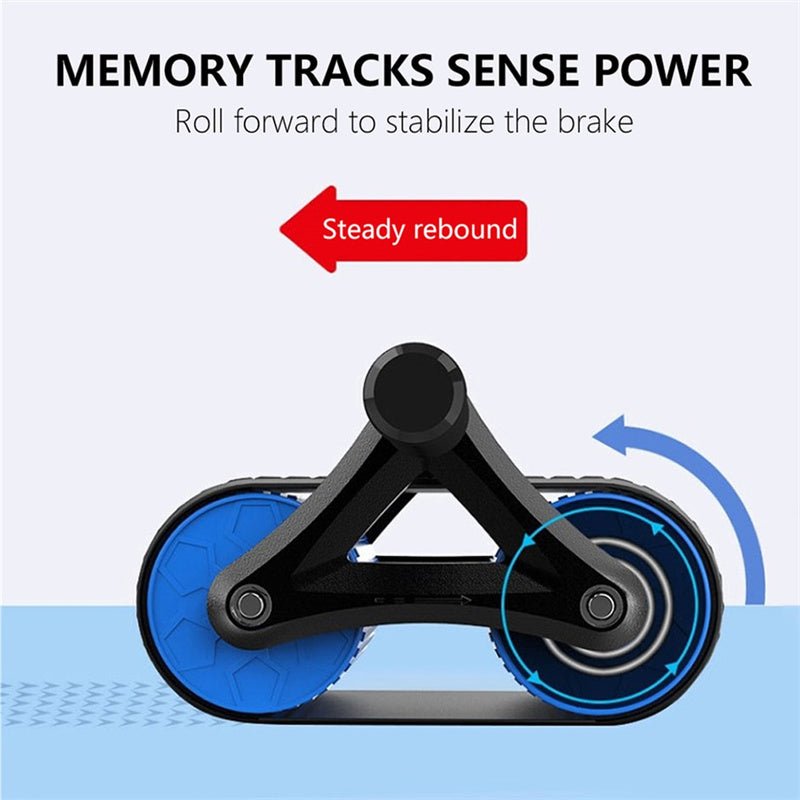 Double Wheel Abdominal Exerciser - AmiraMart