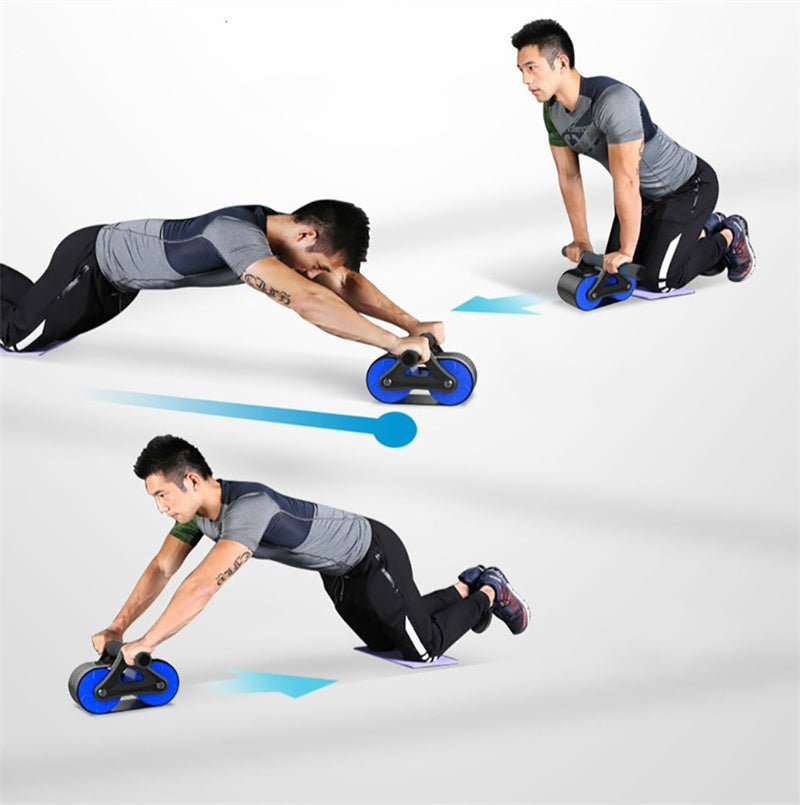 Double Wheel Abdominal Exerciser - AmiraMart