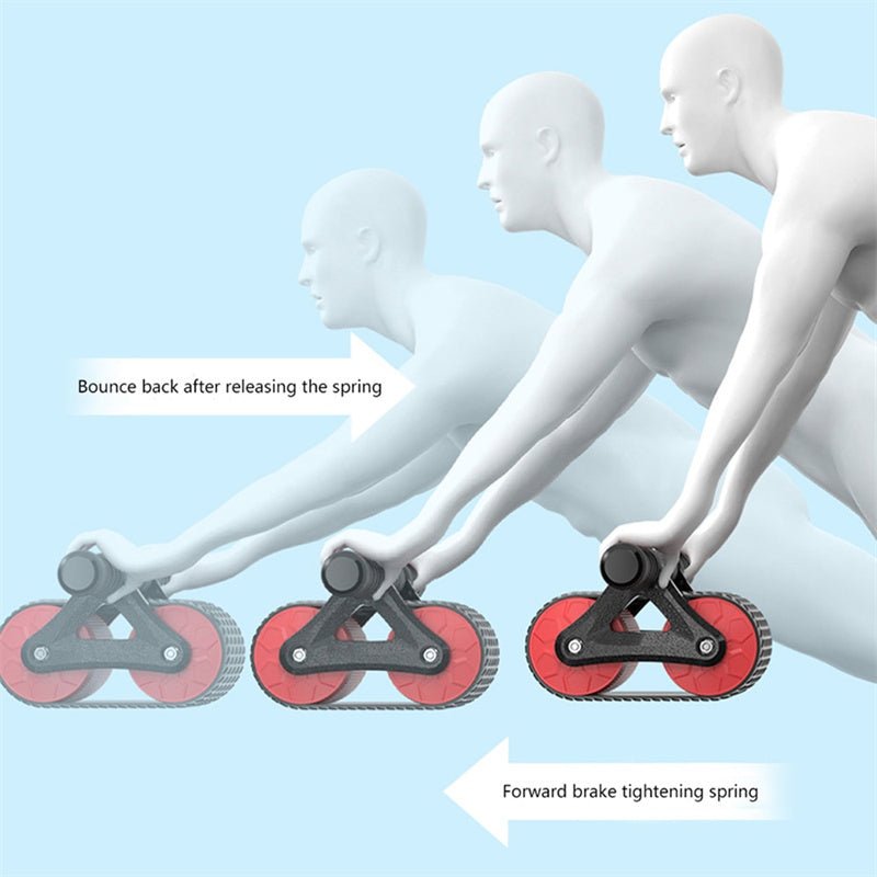 Double Wheel Abdominal Exerciser - AmiraMart