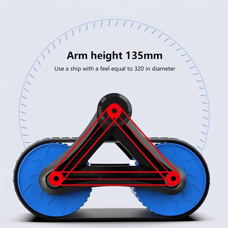 Double Wheel Abdominal Exerciser - AmiraMart
