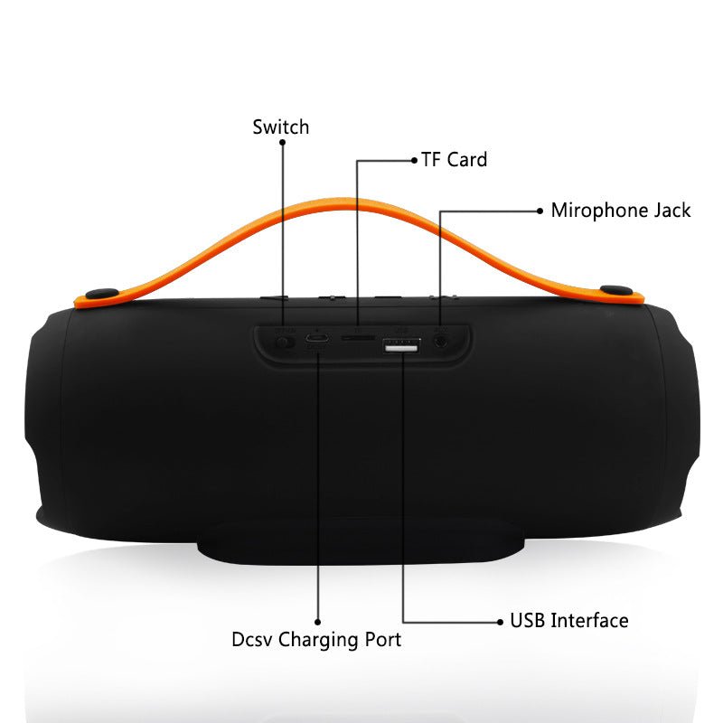 E13 Portable Drum Card Bluetooth Speaker - AmiraMart