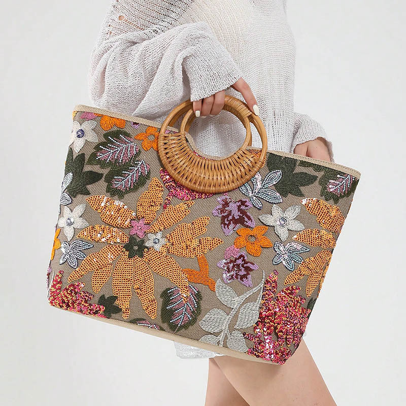 Women's Large Capacity Vintage Travel HandBag - AmiraMart