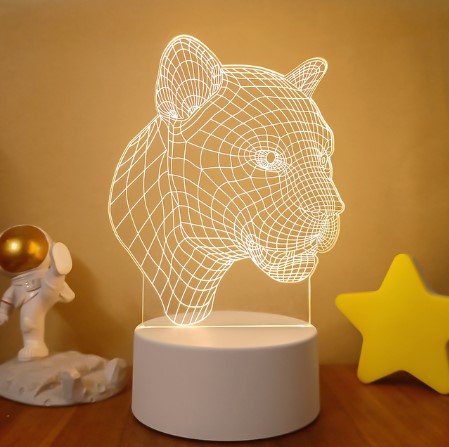 3D Lights Colorful Touch Remote Control LED Visual Lights - AmiraMart