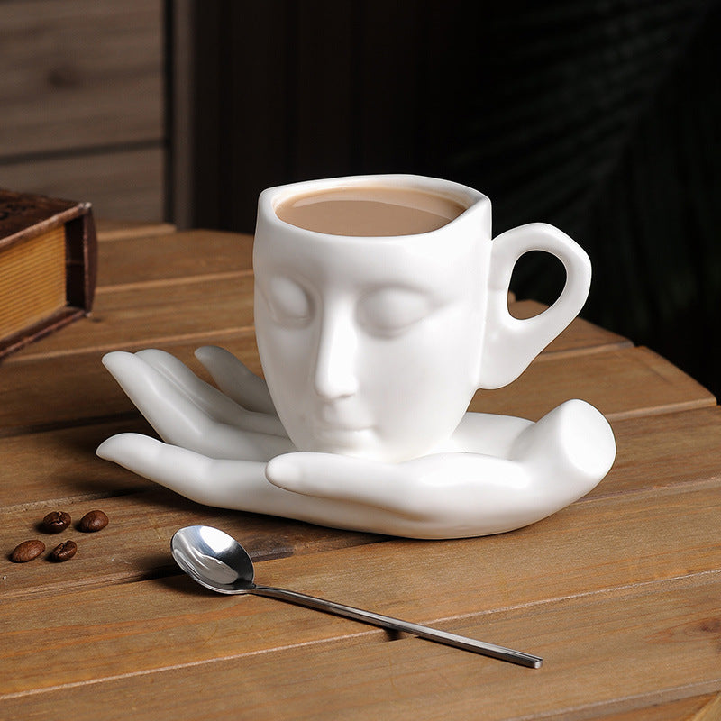 Creative Abstract Art Hand Fragrance Coffee Cup - AmiraMart