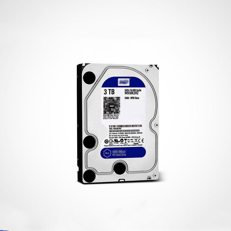 3TB hard drive on a white background