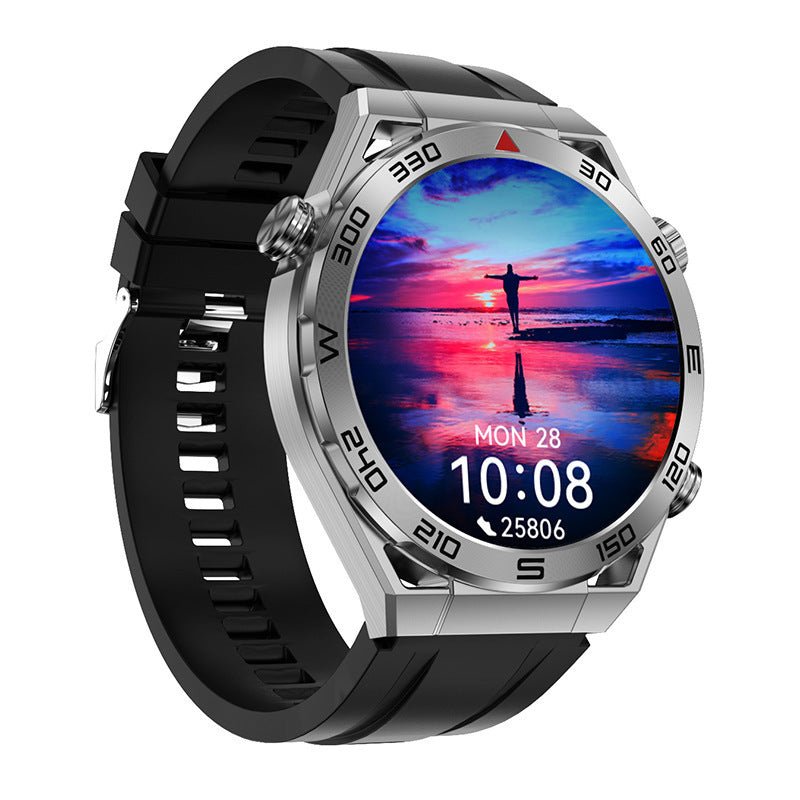 ECG PPG Bluetooth Calling Compass GPS Wireless Charger Smart Watch - AmiraMart