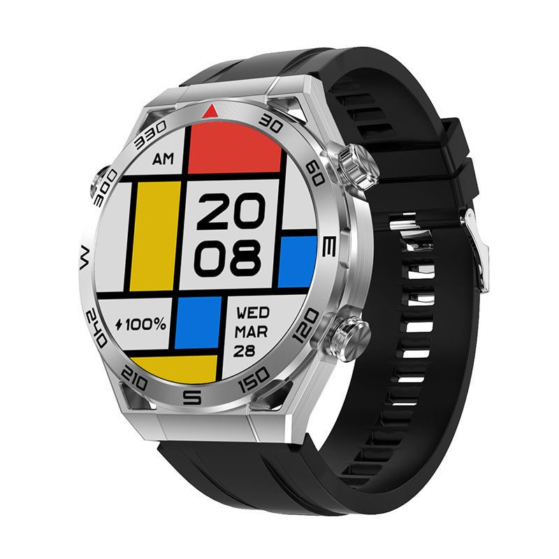 ECG PPG Bluetooth Calling Compass GPS Wireless Charger Smart Watch - AmiraMart
