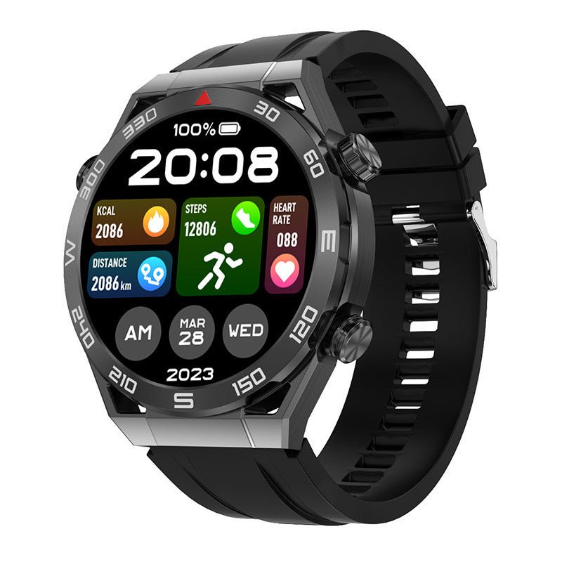 ECG PPG Bluetooth Calling Compass GPS Wireless Charger Smart Watch - AmiraMart