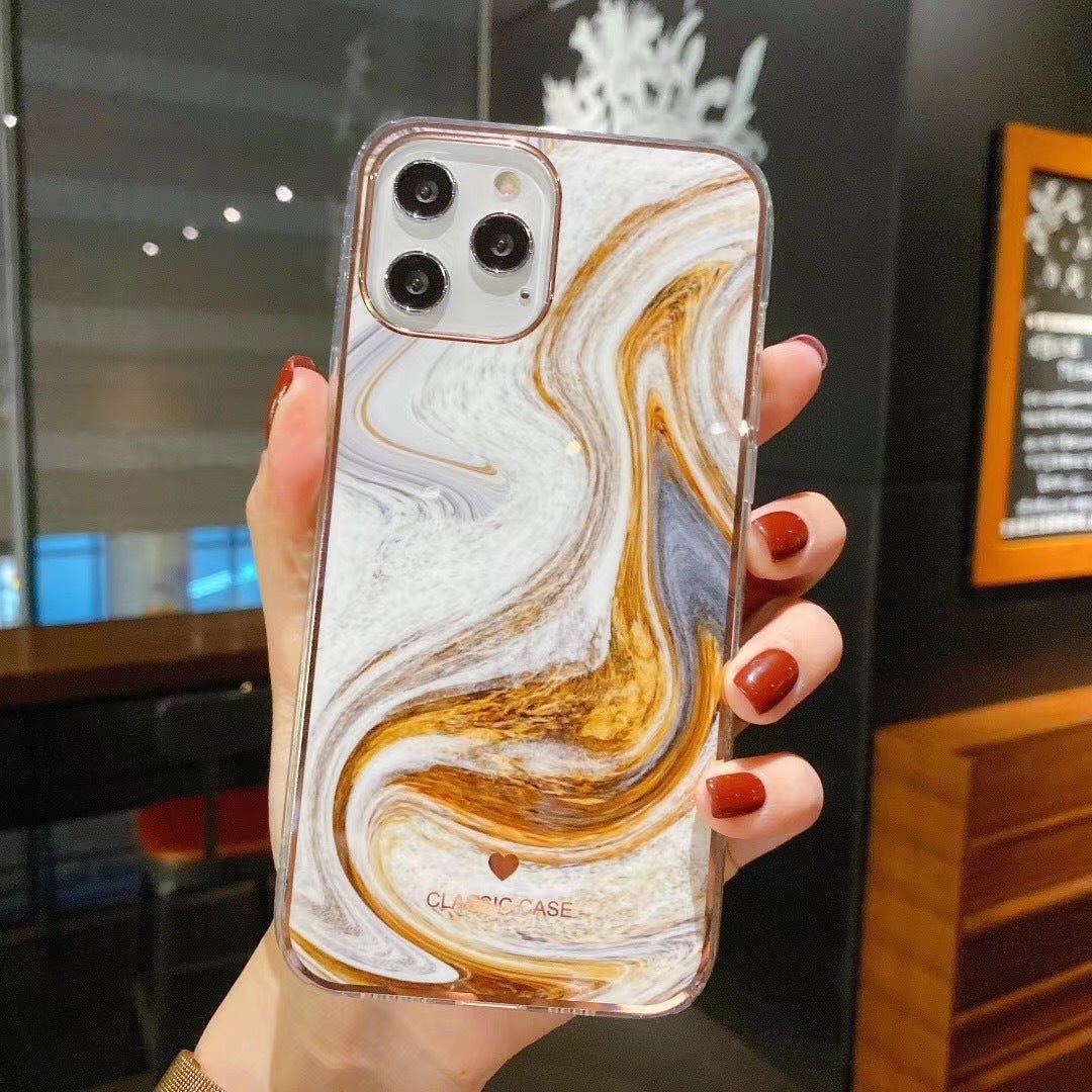 Electroplating Straight Edge Protective Case - AmiraMart