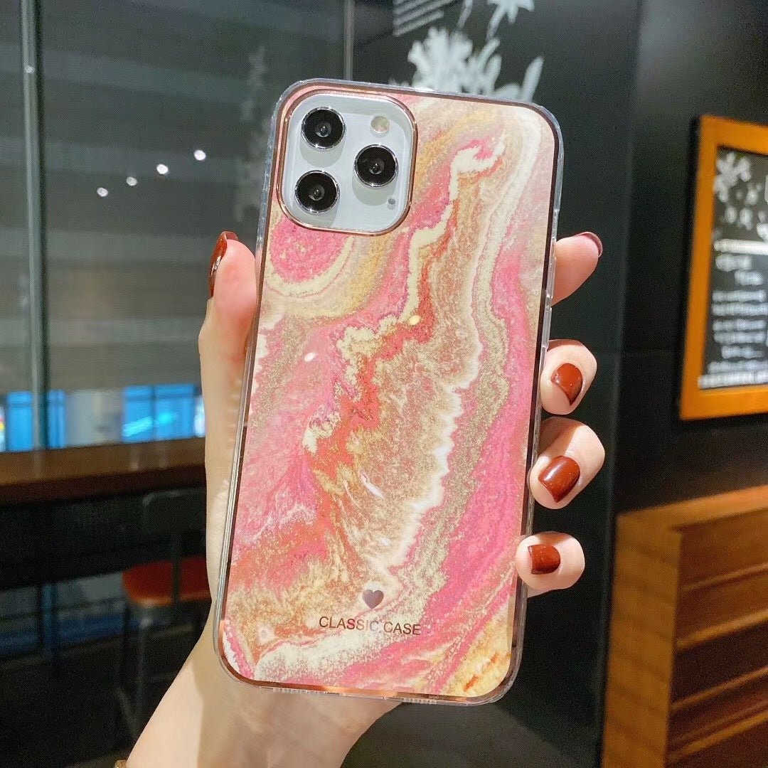 Electroplating Straight Edge Protective Case - AmiraMart
