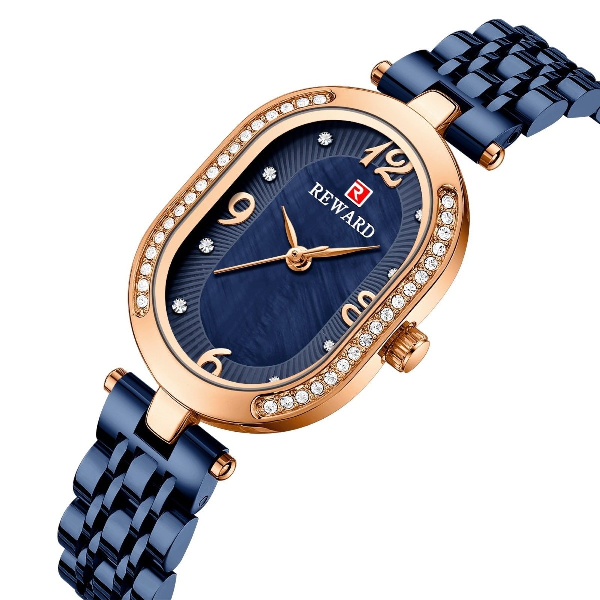 Elegant Lady Watch With Diamonds - AmiraMart
