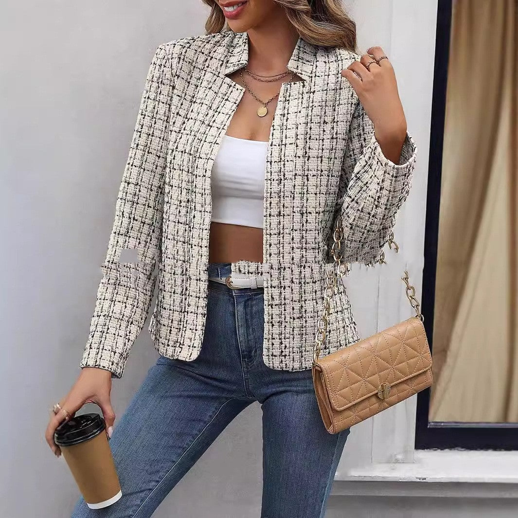 Elegant Office Small Suit Jacket For Women - AmiraMart