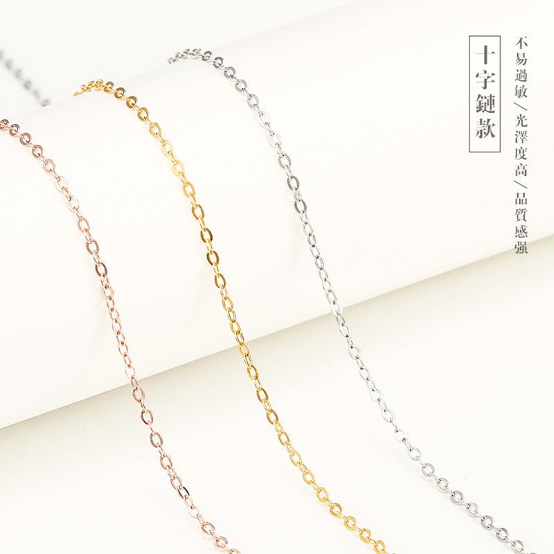 Elegant Women's Sterling Silver Necklace | 18k Gold Plated - AmiraMart