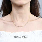 Cross chain gold color