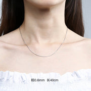 Box Chain White Gold