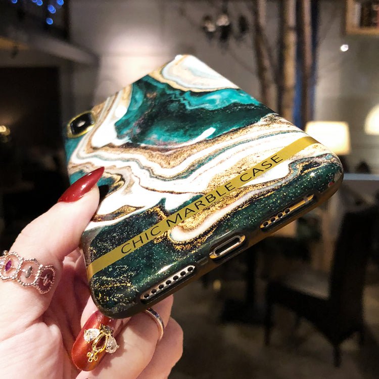 Emerald Marble Phone Case - AmiraMart