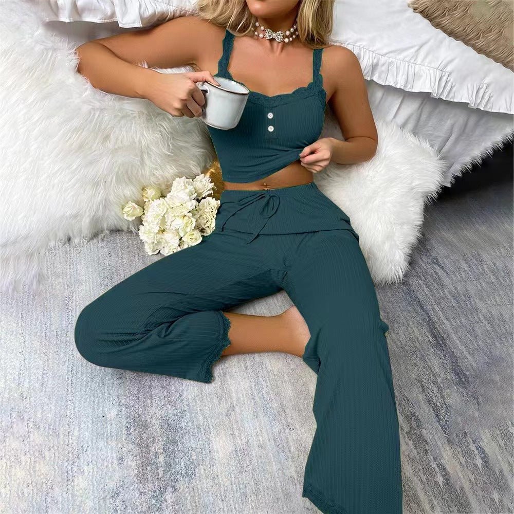 European & American Ladies Two - Piece Homewear - AmiraMart