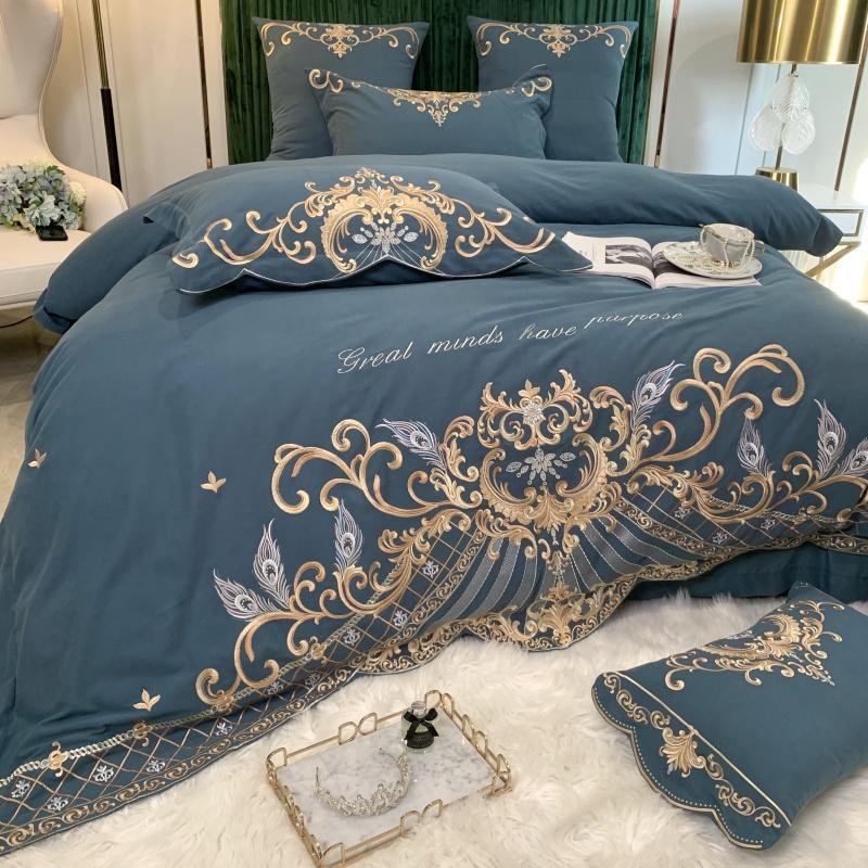 European - Style Luxury High - End Four - Piece Suit - AmiraMart