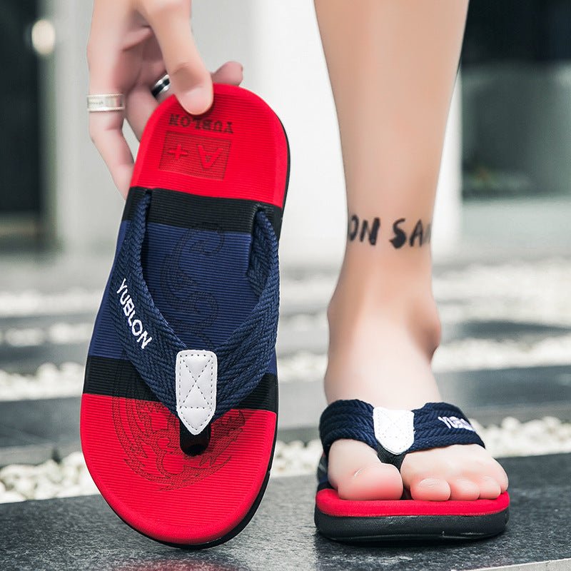 EVA Non - slip Deodorant Beach Men's Flip - flops - AmiraMart