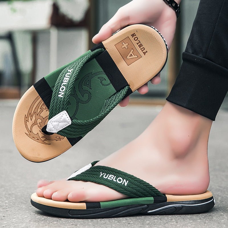EVA Non - slip Deodorant Beach Men's Flip - flops - AmiraMart