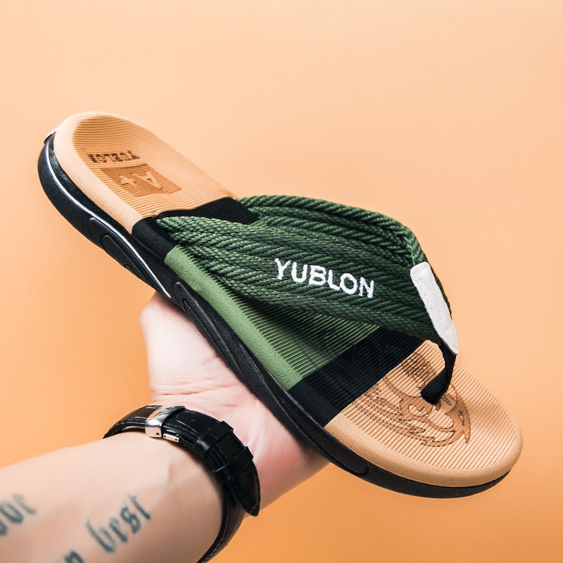 EVA Non - slip Deodorant Beach Men's Flip - flops - AmiraMart