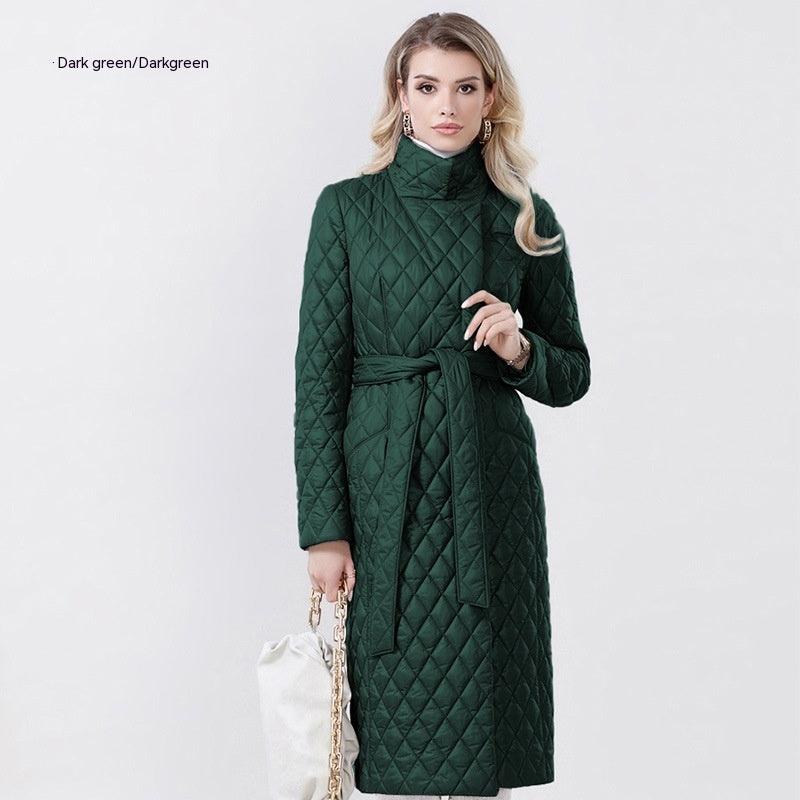 Extended Stand - up Collar Cotton - padded Clothes Warm And Windproof - AmiraMart