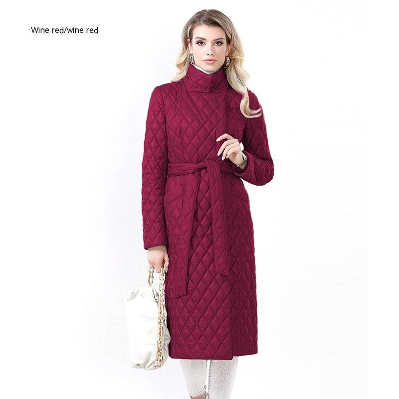 Extended Stand - up Collar Cotton - padded Clothes Warm And Windproof - AmiraMart