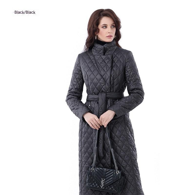 Extended Stand - up Collar Cotton - padded Clothes Warm And Windproof - AmiraMart