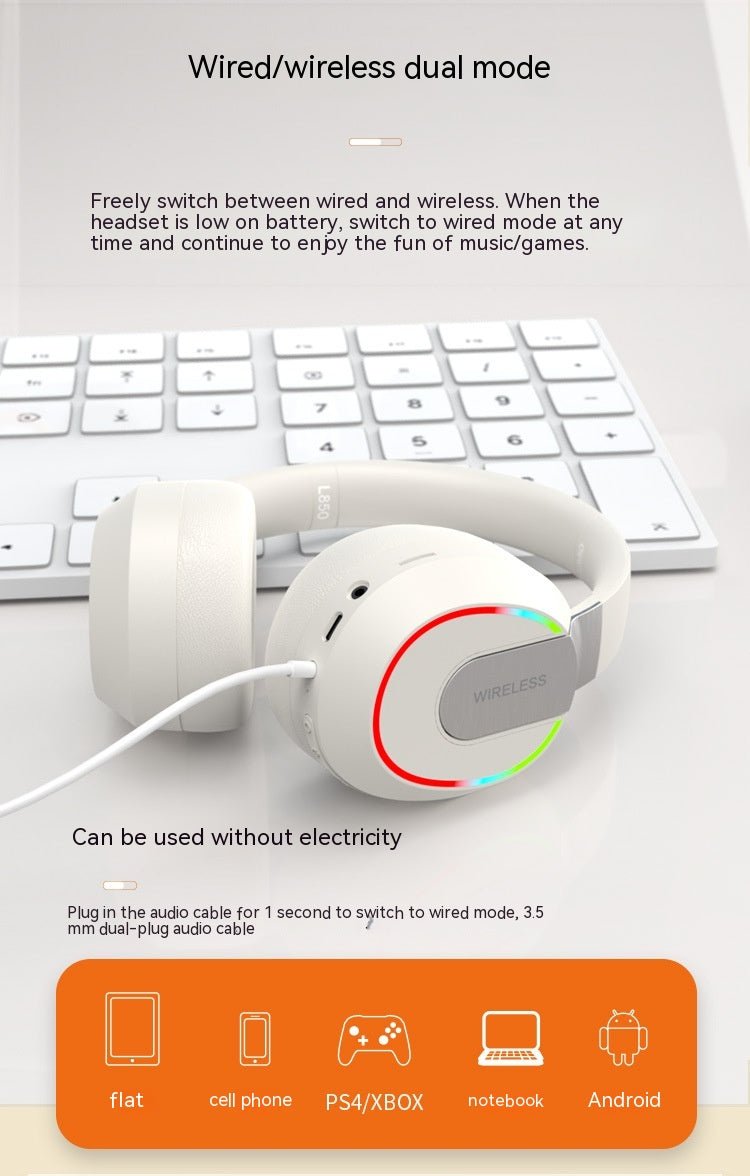 Extra Bass Bluetooth Headset - AmiraMart