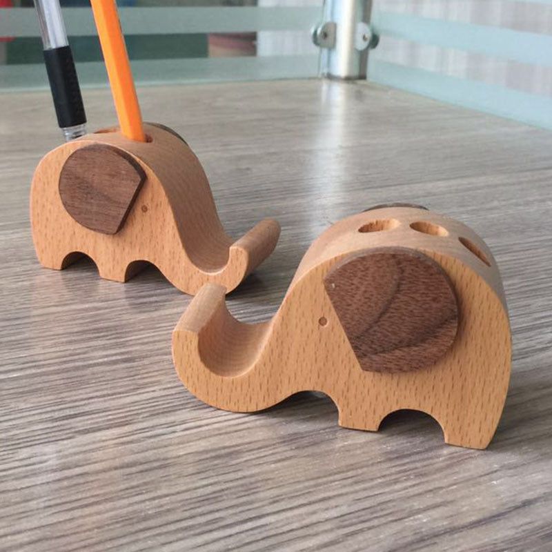 Creative Mobile Phone Toma Back with Coin Beech Wood - AmiraMart