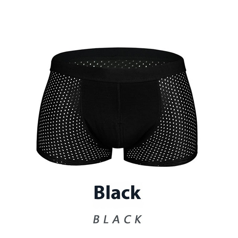 Ice Silk Men's Shorts Head Plus Size Boxer Briefs - AmiraMart