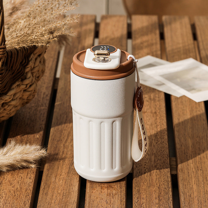 Smart Thermal Bottle – 450ml Stainless Steel Vacuum Cup - AmiraMart