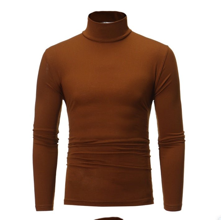 Fall New Mens knitting shirt slim fit - AmiraMart