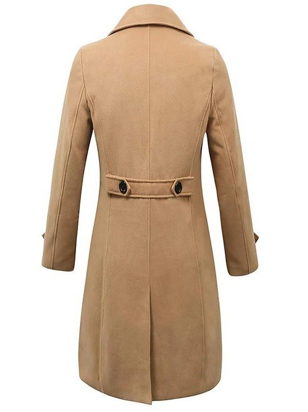 Fall Winter Men Woolen Coat - AmiraMart