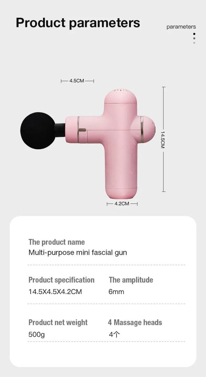 Fascia Gun Pocket Muscle Relaxation Massager - AmiraMart