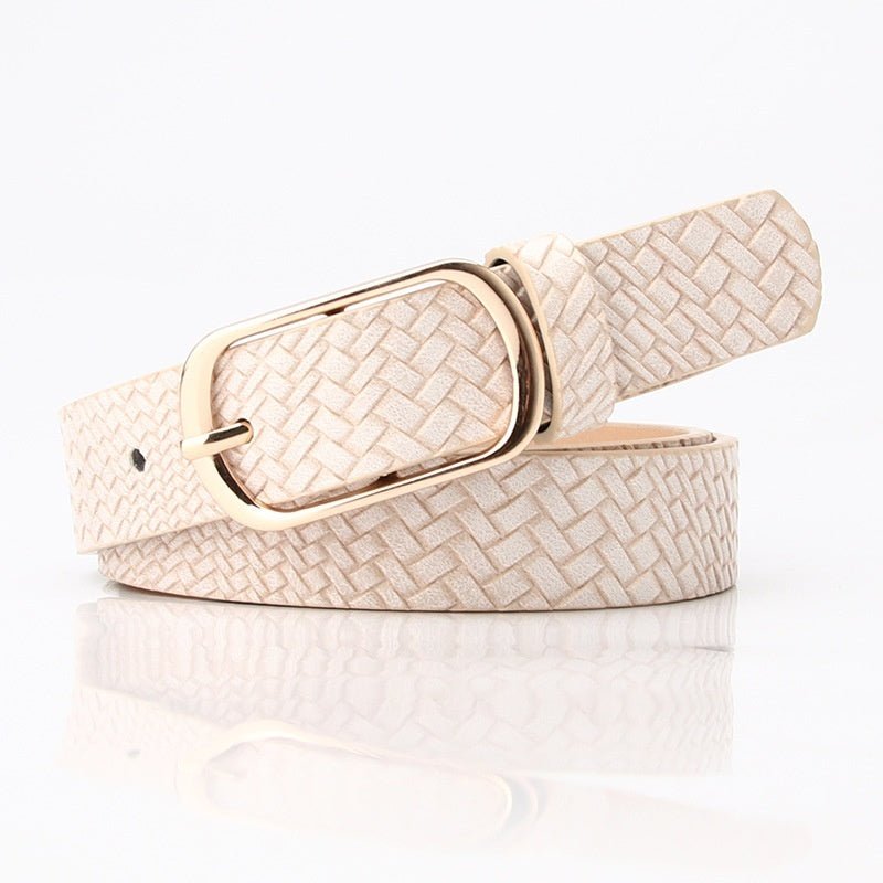 Fashion All - matching Pin Buckle Pant Women's Belt - AmiraMart