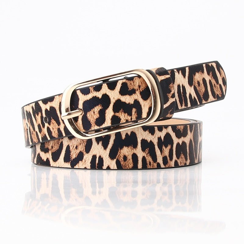 Fashion All - matching Pin Buckle Pant Women's Belt - AmiraMart