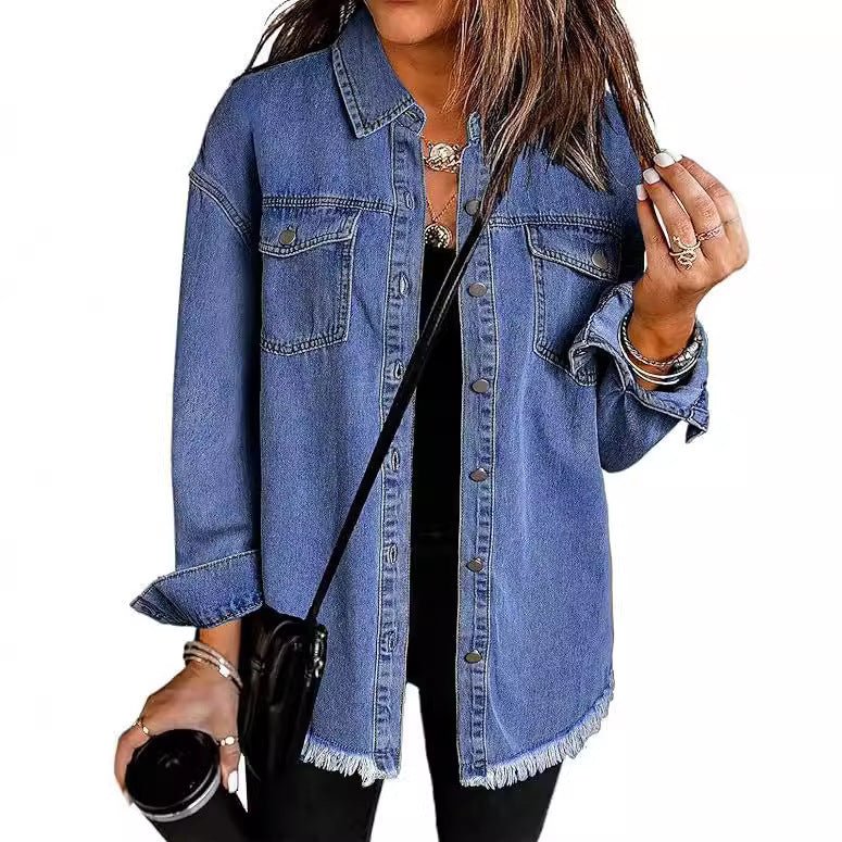 Fashion Denim Jacket - AmiraMart