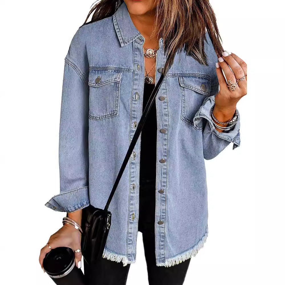 Fashion Denim Jacket - AmiraMart