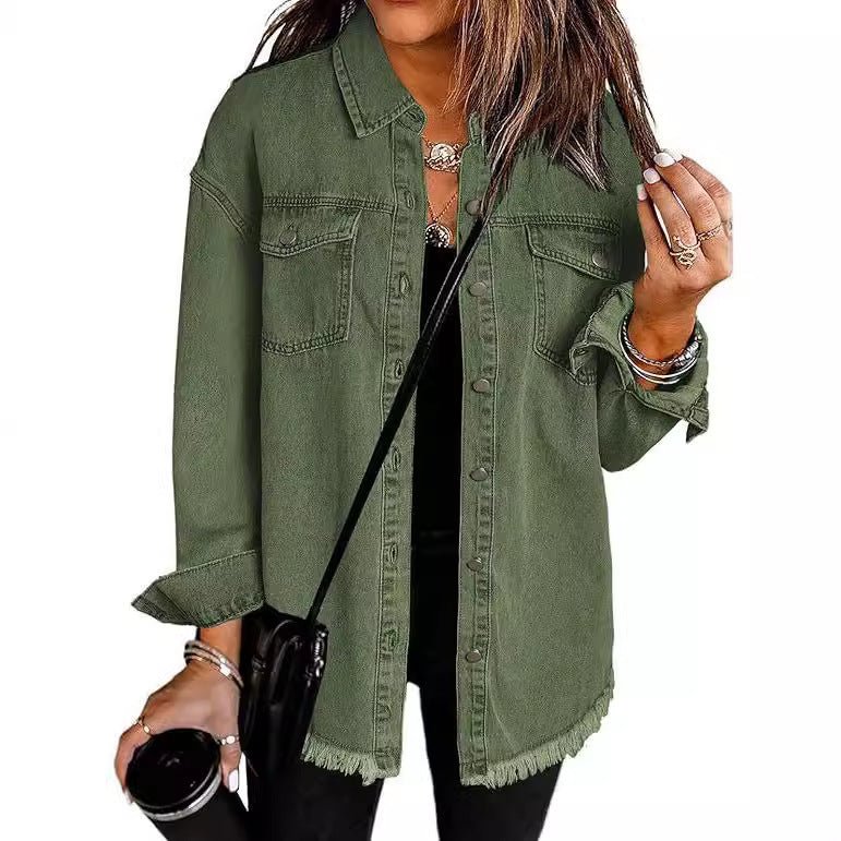 Fashion Denim Jacket - AmiraMart