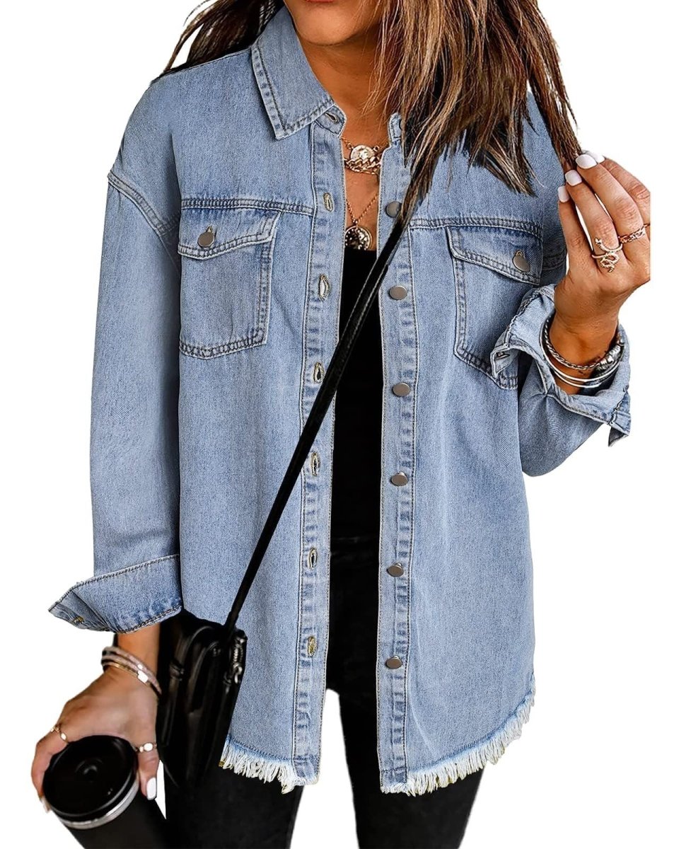 Fashion Denim Jacket - AmiraMart