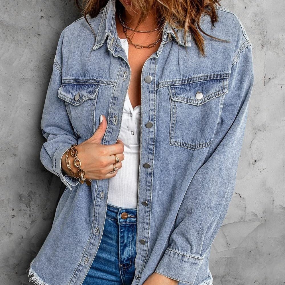 Fashion Denim Jacket - AmiraMart