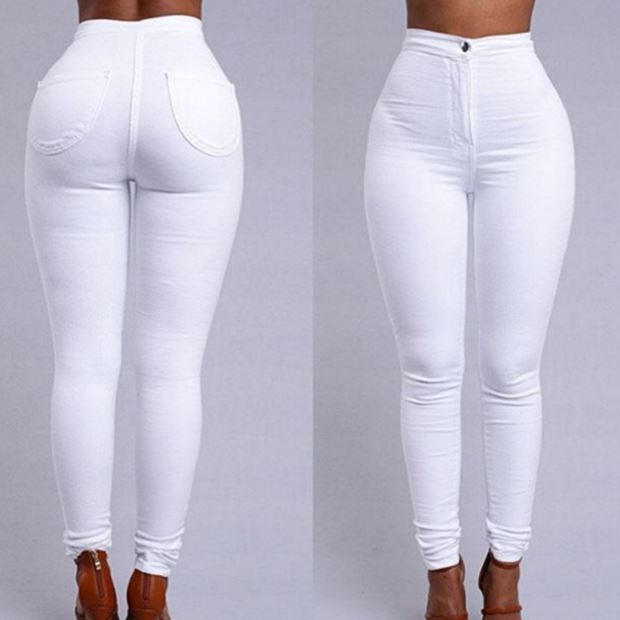 Fashion elastic jeans women leggings ladies - AmiraMart